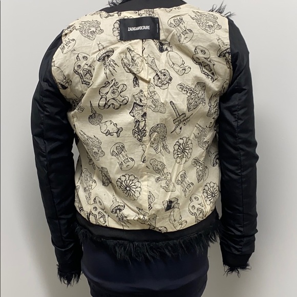 [SOLD] ZADIG&VOLTAIRE Vianna Faux Fur Jacket - Picture 8 of 13